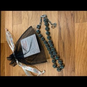 Sabika black diamond necklace.